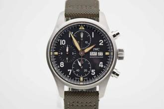 Thumbnail von IWC Fliegeruhr Spitfire Chronograph Pilot Chronograph Spitfire 41 mm perfekte Uhr mit neuem Service