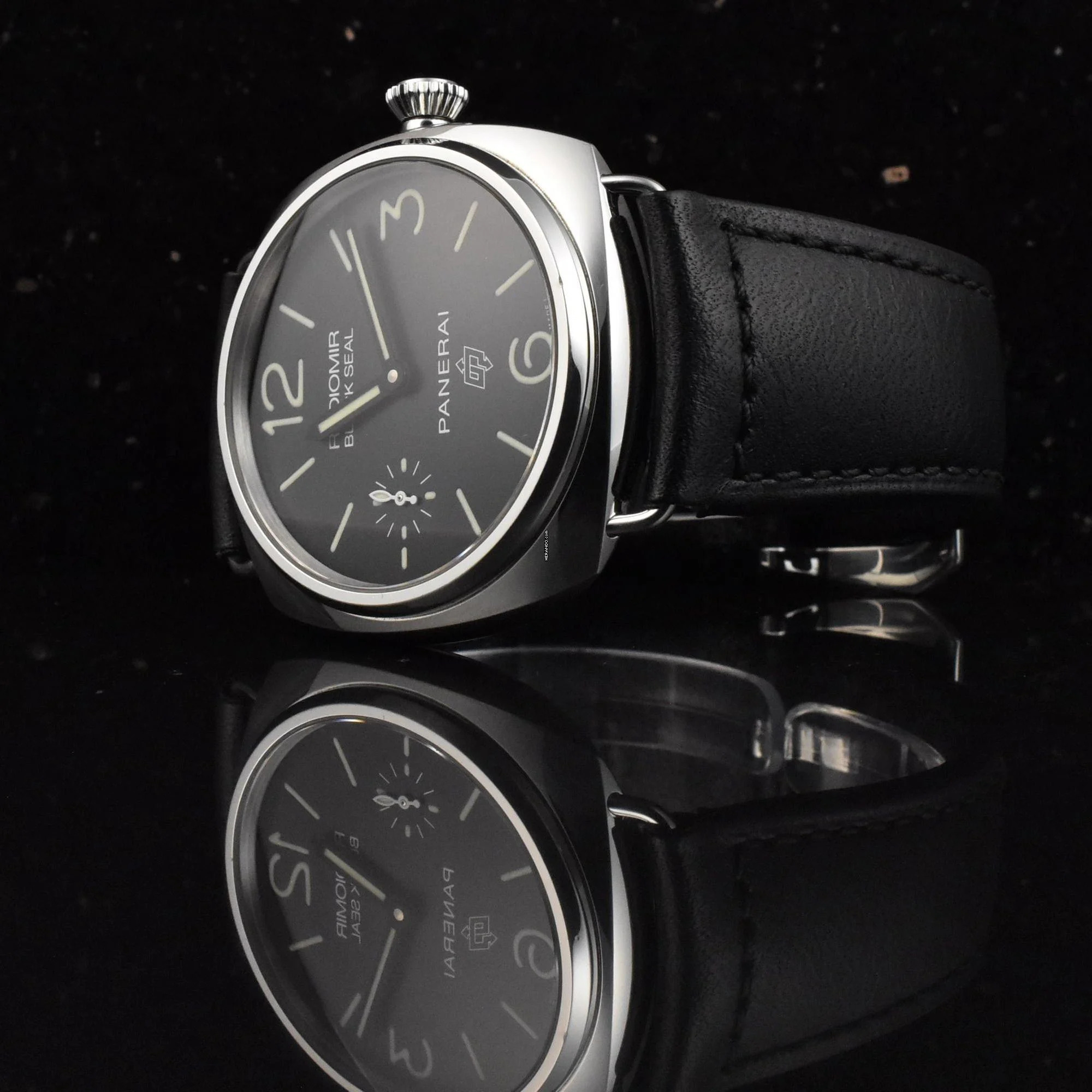 Panerai Radiomir Black Seal PAM00380 unpoliert B&P 