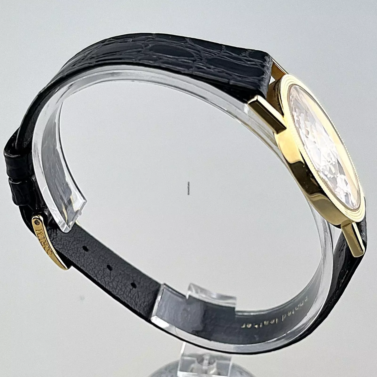 Thumbnail von Corum Classic Prisma Diamond Cut Gold Face Ref. 5013756 18 Karat Gelbgold Vintage Full Set OVP Box Papiere Hangtag