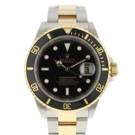 Rolex Submariner Date Steel/Gold Black Dial 