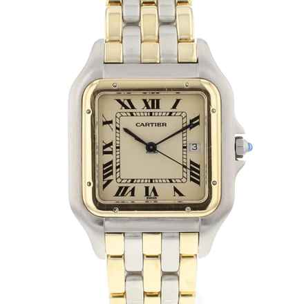  Cartier Panthère GM Steel Gold 3 Rows 