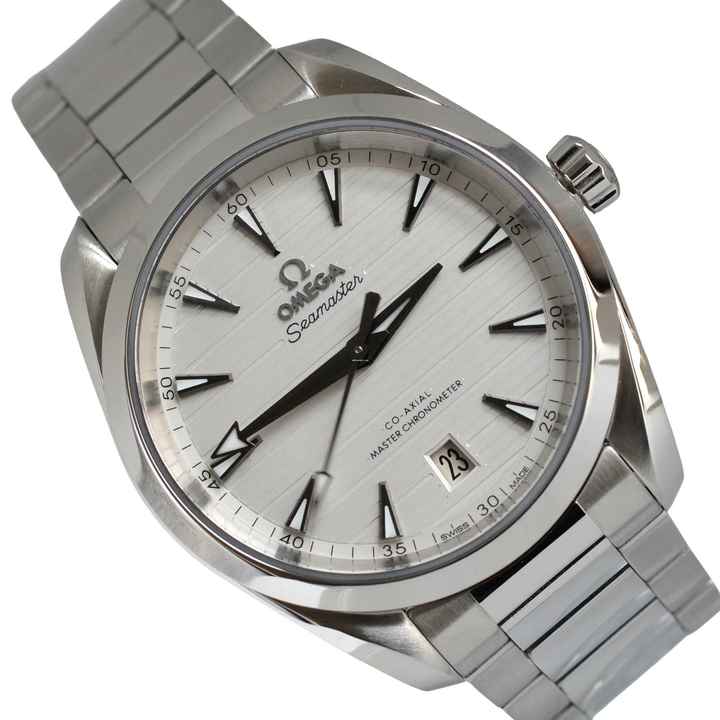  Omega Seamaster Aqua Terra 38MM white dial 2023 Full Set Like NEW 