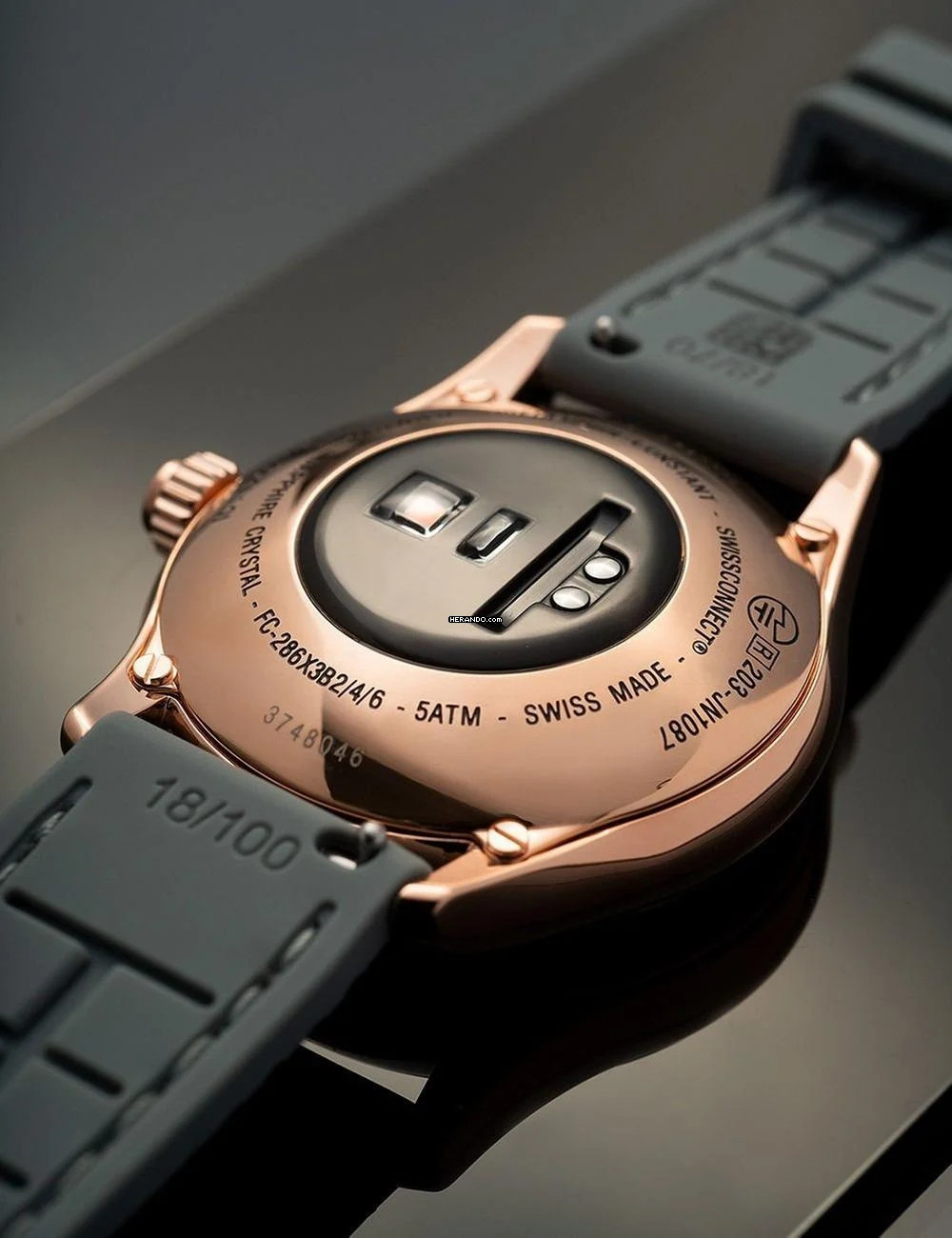 Thumbnail von Frederique Constant Horological Smartwatch FC-286LGS3B4 Damenuhr Smartwatch Vitality 36mm 5ATM