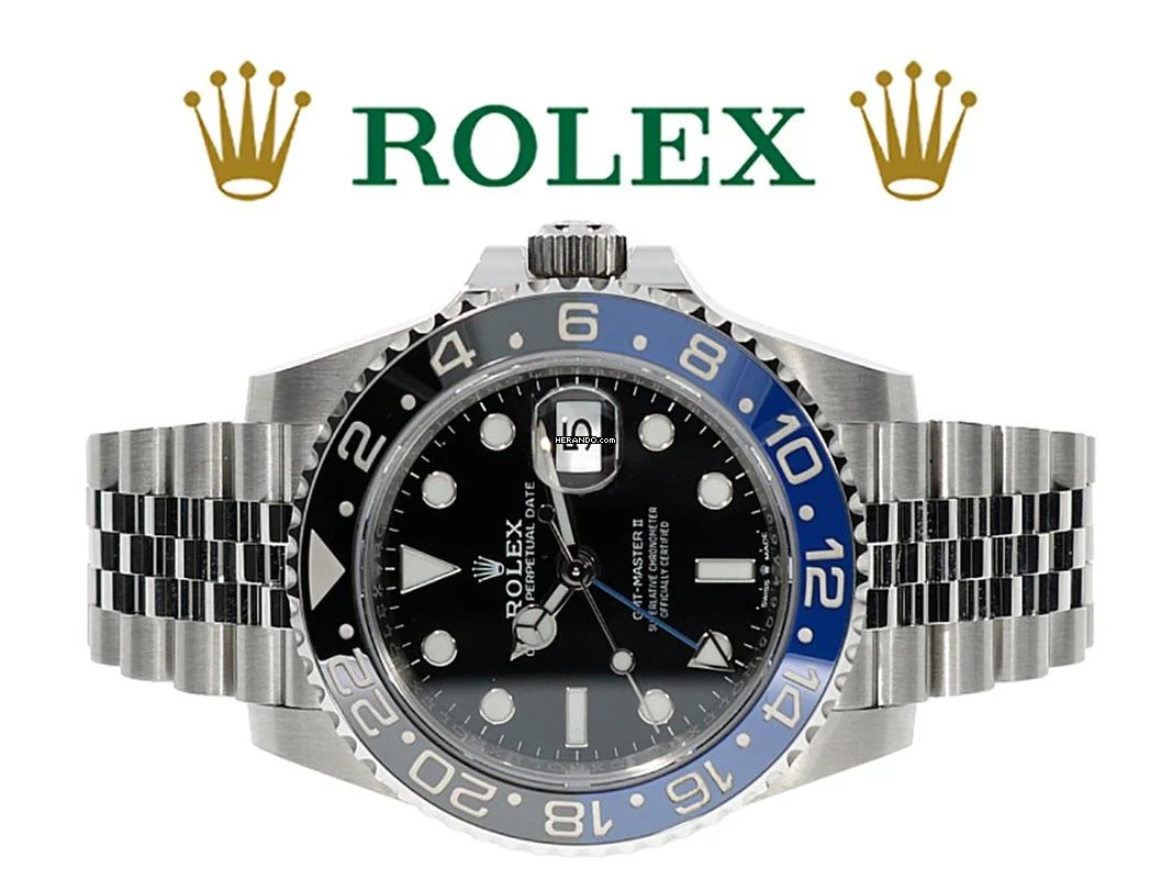  Rolex GMT-Master II Batgirl aus 12-2020 - WIE NEU 