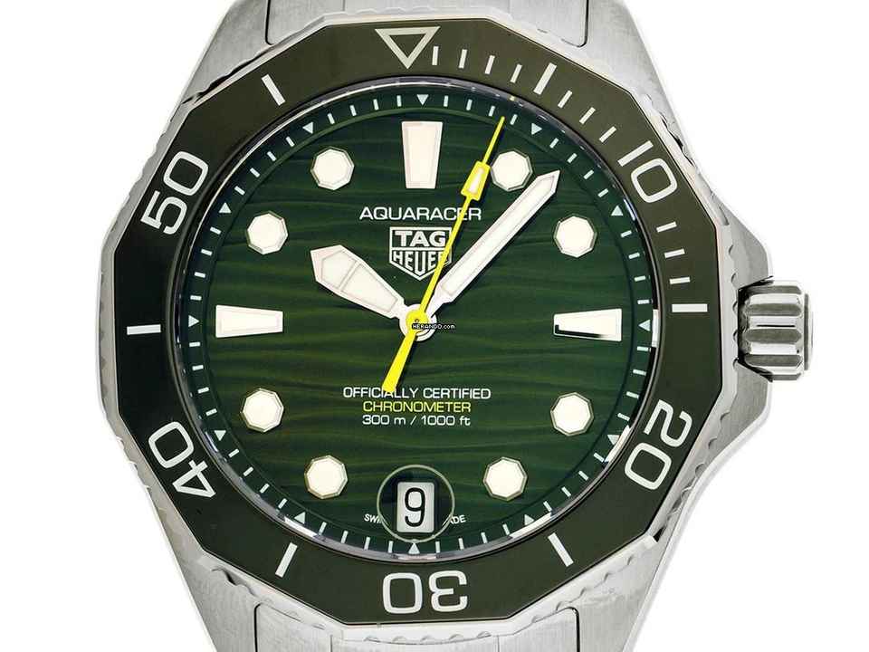  TAG Heuer Aquaracer 300M Professional 300 Ref.WBP5116.BA0013 2025 Full Set Ungetragen Aquaracer Professional 300 Date Green Dial 