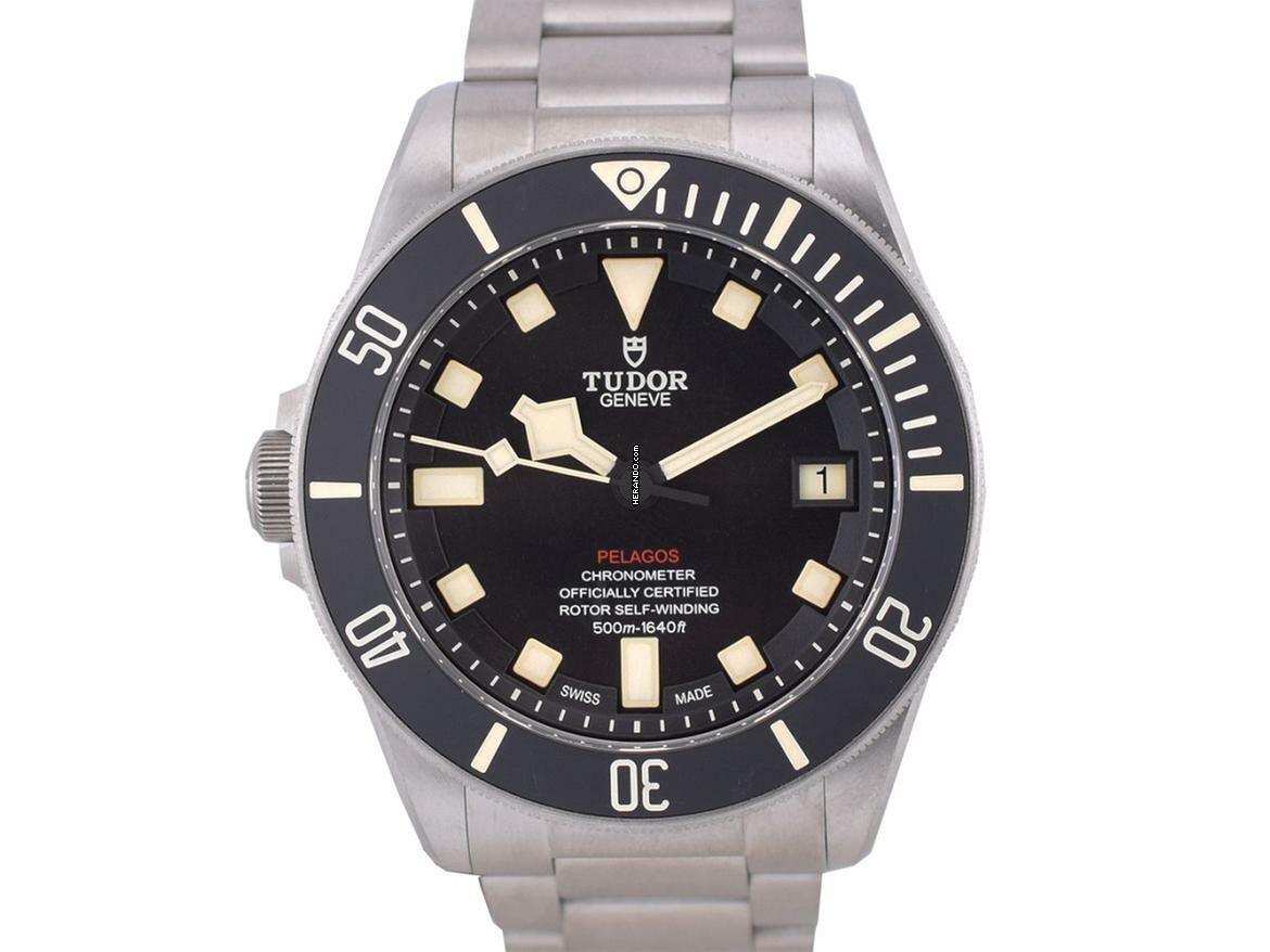  Tudor Pelagos 25610tnl Lhd Titanium Black Dial 42mm Full Set 