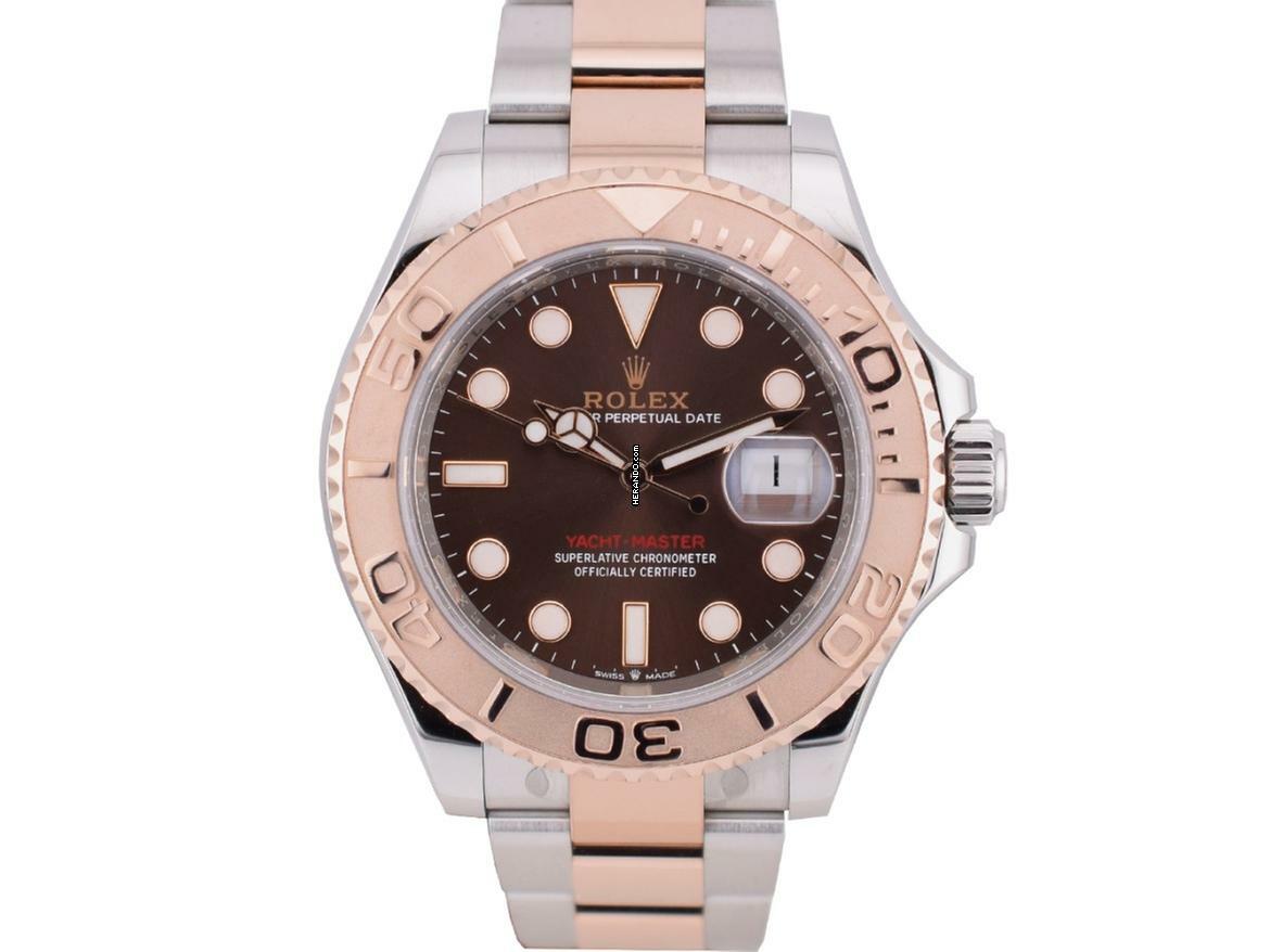 Rolex Yacht-Master 40 126621 Chocolate Dial Like New Full Set + Service Rolex