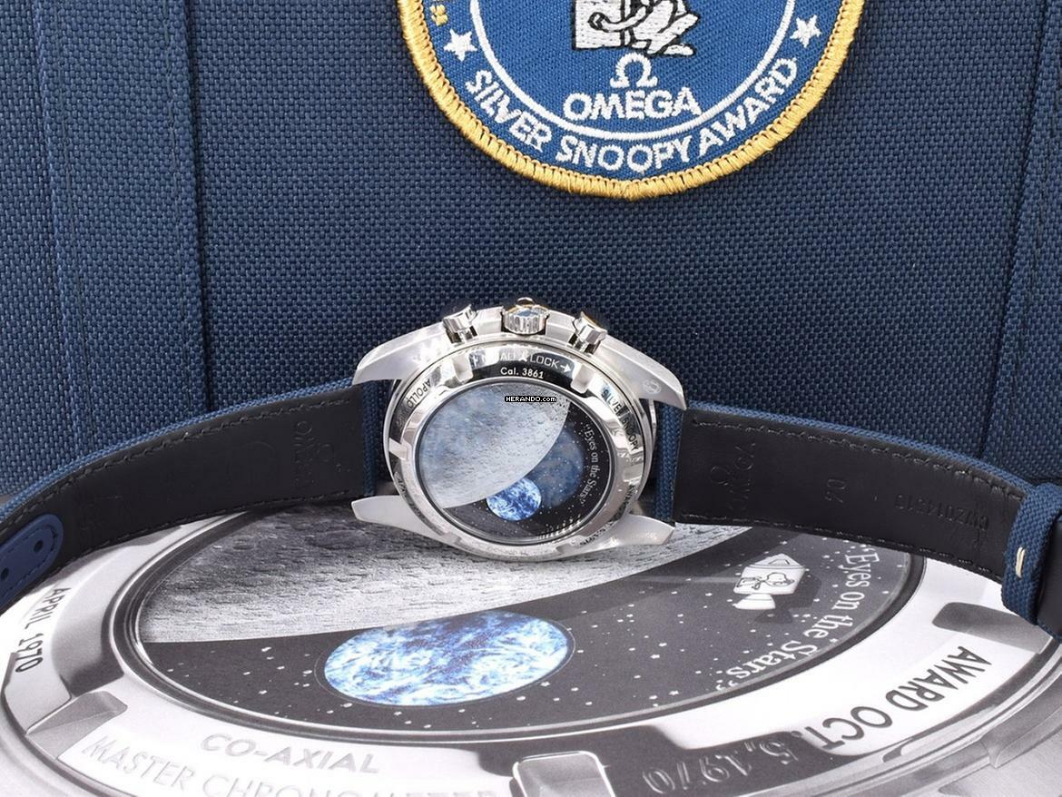 Thumbnail von Omega Speedmaster Apollo Xiii 50th Anniversary Snoopy Silver Dial