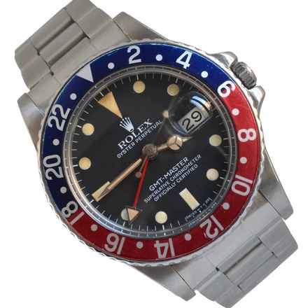  Rolex GMT-Master 16750 Pepsi bezel 1981 Full Set TOP Condition 