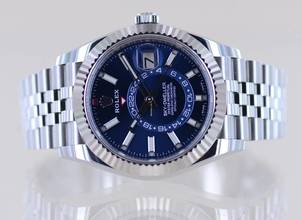 Thumbnail von Rolex Sky-Dweller Stahl Weißgold Herrenuhr 42 mm blue Jubilé B+P GMT