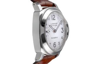 Thumbnail von Panerai Luminor Marina Handaufzug Edelstahl Herrenuhr Ref: PAM00113 B&P