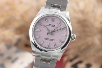 Thumbnail von Rolex Oyster Perpetual 31 ''Candy Pink'' Automatik Damenuhr Ref. 277200 B&P