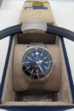  Breitling Superocean 44 Ocean Culture Series B31 Automatic Breitling Super 44mm BLACK DIAL FULL SET WITH BOX AND PAPERS NEW year: 2025 - 2 STRAPS 