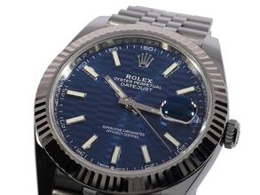 Thumbnail von Rolex Datejust 41 Blue Motif Dial - Fluted - Jubilee - WIE NEU