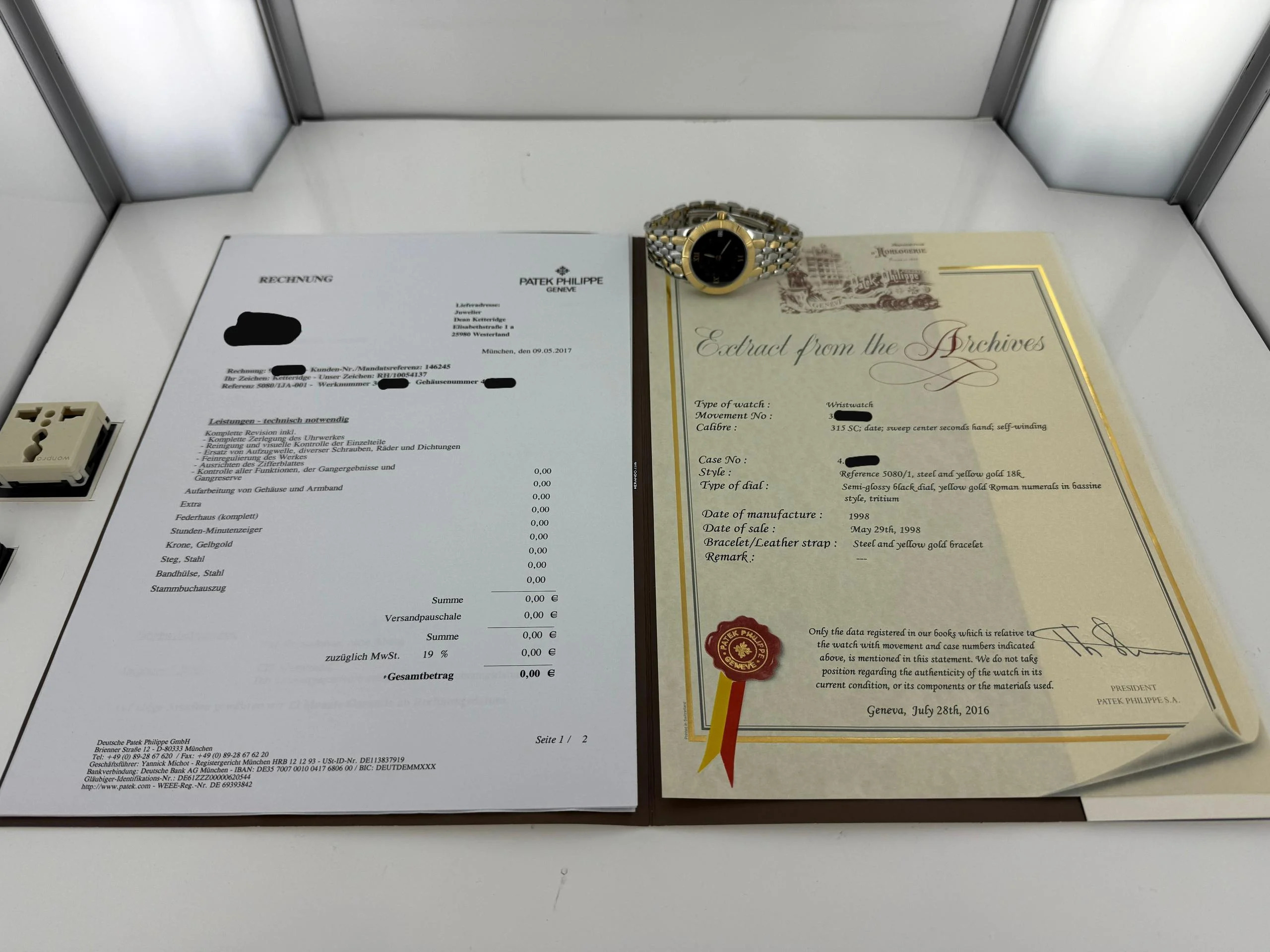  Patek Philippe Neptune 5080/1 