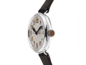 Thumbnail von Rolex Vintage Ref.757327 1915 original Box sehr gut Vintage Vintage 935 Silber Klappdeckel