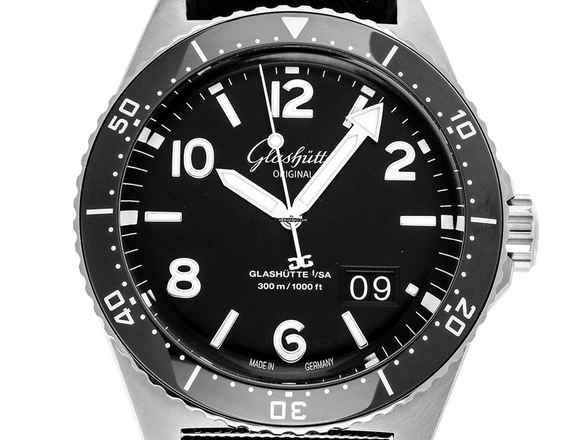  Glashütte Original SeaQ Panoramadatum Panorama Date Ref.1-36-13-01-80-33 2025 Full Set Ungetragen SeaQ Panorama Date Faltschließe 