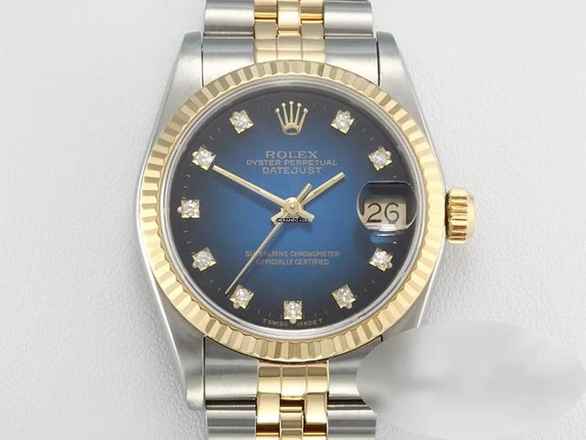  Rolex Datejust 31 31mm Medium 68273 Stahl Gelbgold 750 Diamanten Automatik Stainless Steel 18kt Yellow Gold Jubilé-band Chronometer Oyster 