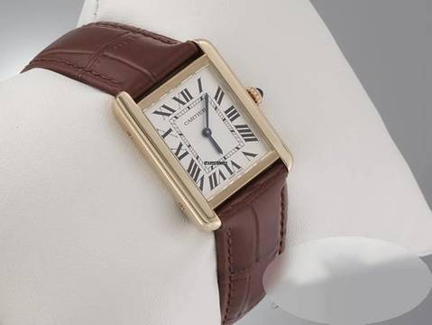  Cartier Tank Solo Edelstahl Gelbgold 750 2019 W5200002 Stahl Gold Damen 