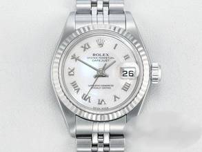 Thumbnail von Rolex Lady-Datejust Edelstahl Weissgold 750 2004 Perlmutt Automatik Stahl Stainless Steel 18kt White Gold Jubilé-band Chronometer Oyster