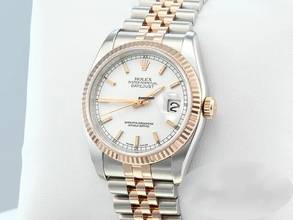 Thumbnail von Rolex Datejust 36 36mm 116231 Edelstahl Rosegold 750 Automatik Stahl Stainless Steel 18kt Rose Gold Jubilé-band Chronometer Oyster