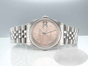 Thumbnail von Rolex Datejust 36 36mm 16234 2002 Stahl Weissgold 750 Gold Damen Herren Stainless Steel Jubilé-band Chronometer Oyster White Dial