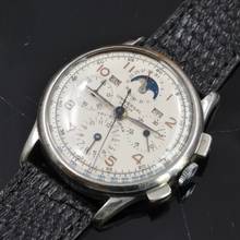 Thumbnail von Universal Genève Tri-Compax Chronograph 42201 Tri-Compax full calendar Moonphase 1950