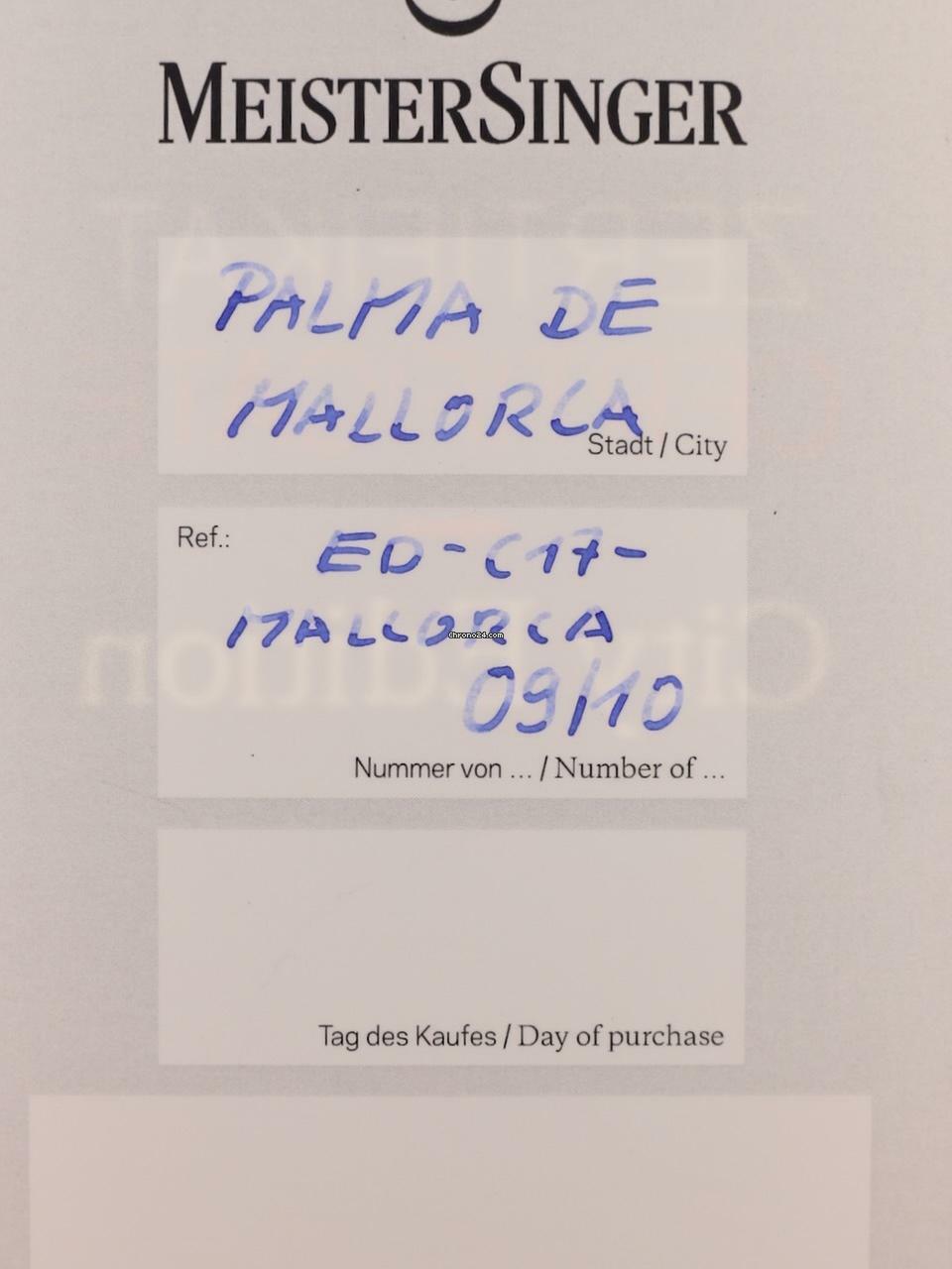Thumbnail von Meistersinger Circularis Palma NOS City Edition 01 2010s