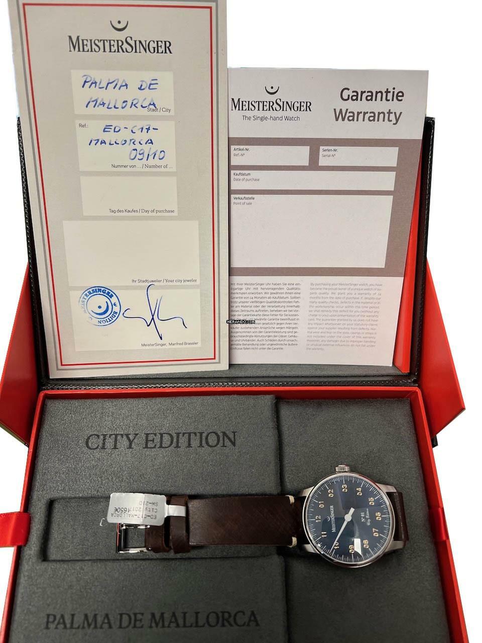 Thumbnail von Meistersinger Circularis Palma NOS City Edition 01 2010s