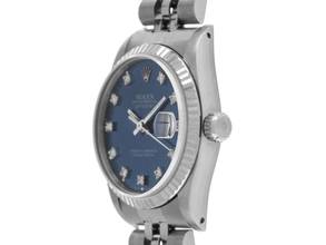 Thumbnail von Rolex Datejust 31 Medium Ref.68274 1991 Full Set sehr gut Vintage Datejust Medium Diamanten open 6/9 Stahl 18kt Weißgold