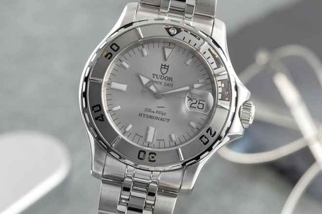  Tudor Hydronaut Prince Date Hydronaut Automatik Stahl Herrenuhr Ref. 89190P 