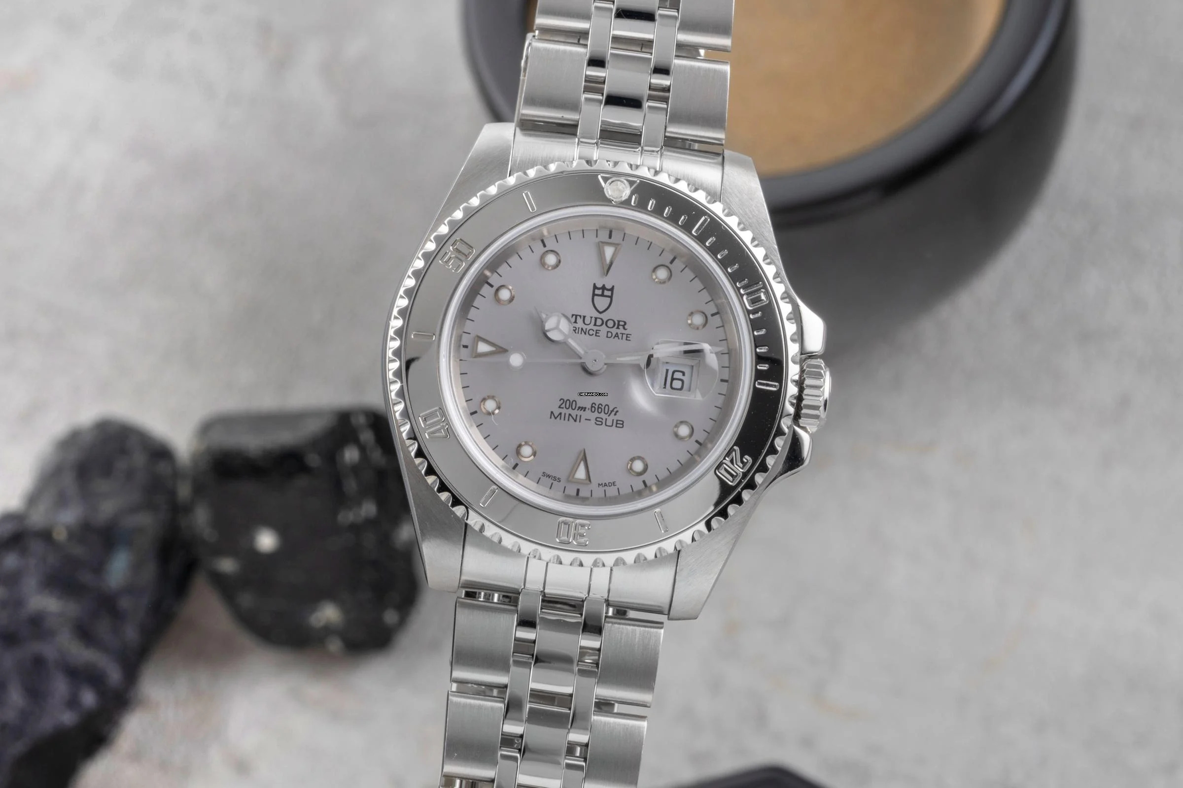 Tudor Mini-Sub Automatik Edelstahl Herrenuhr Ref. 73190 Klassiker