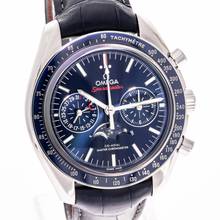 Thumbnail von Omega Speedmaster Moonphase Blue 44 – 304.33.44.52.03.001 – like NEW – 10/2024 Full Set