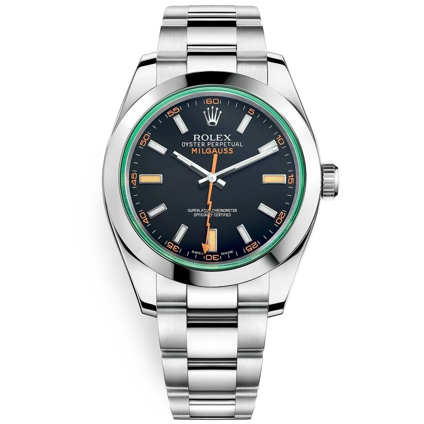 Rolex Milgauss Green 116400GV 2010 
