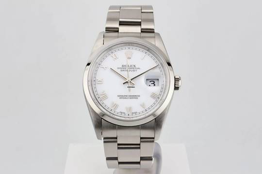  Rolex Datejust 36 36mm - CPO - White Roman Dial 16200 1997 