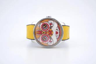 Thumbnail von Lucky Harvey Yellow Lion Dance - Unworn - Box+Papers - Moving Eyes - 24 Months Warranty Yellow Lion 2025