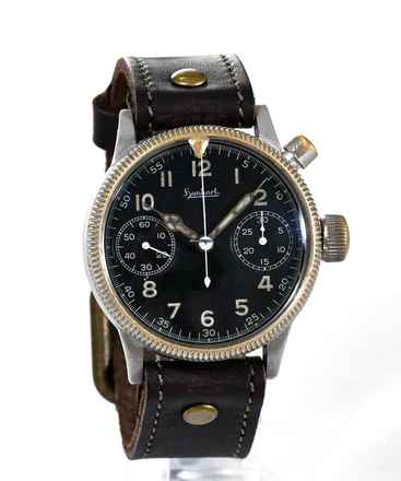  Hanhart Monopusher - Chronograph WW2 Fliegeruhr - Traumhafter Originalzustand 