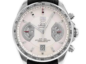 Thumbnail von TAG Heuer Grand Carrera Ref.CAV511B.FC6225 2013 Full Set wie Neu Vintage Grand Carrera Krokoleder Faltschließe