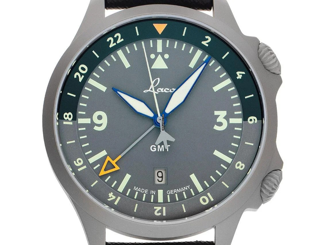 Thumbnail von Laco Frankfurt GMT Ref.862120.2 2024 Full Set Ungetragen Frankfurt GMT