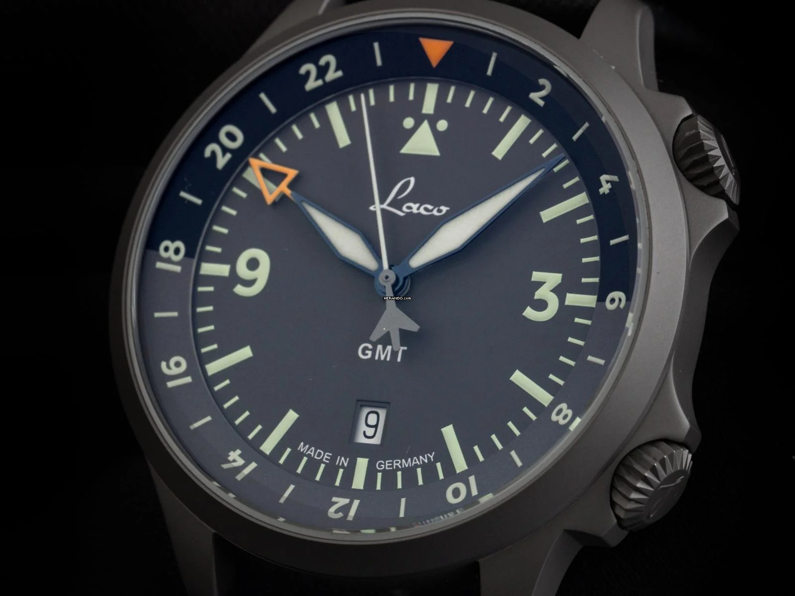 Thumbnail von Laco Frankfurt GMT Ref.862120.2 2024 Full Set Ungetragen Frankfurt GMT