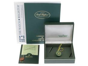 Thumbnail von Rolex Oyster Perpetual 34 Ref.1002 1966 original Box sehr gut Vintage Oyster Perpetual Krokoleder