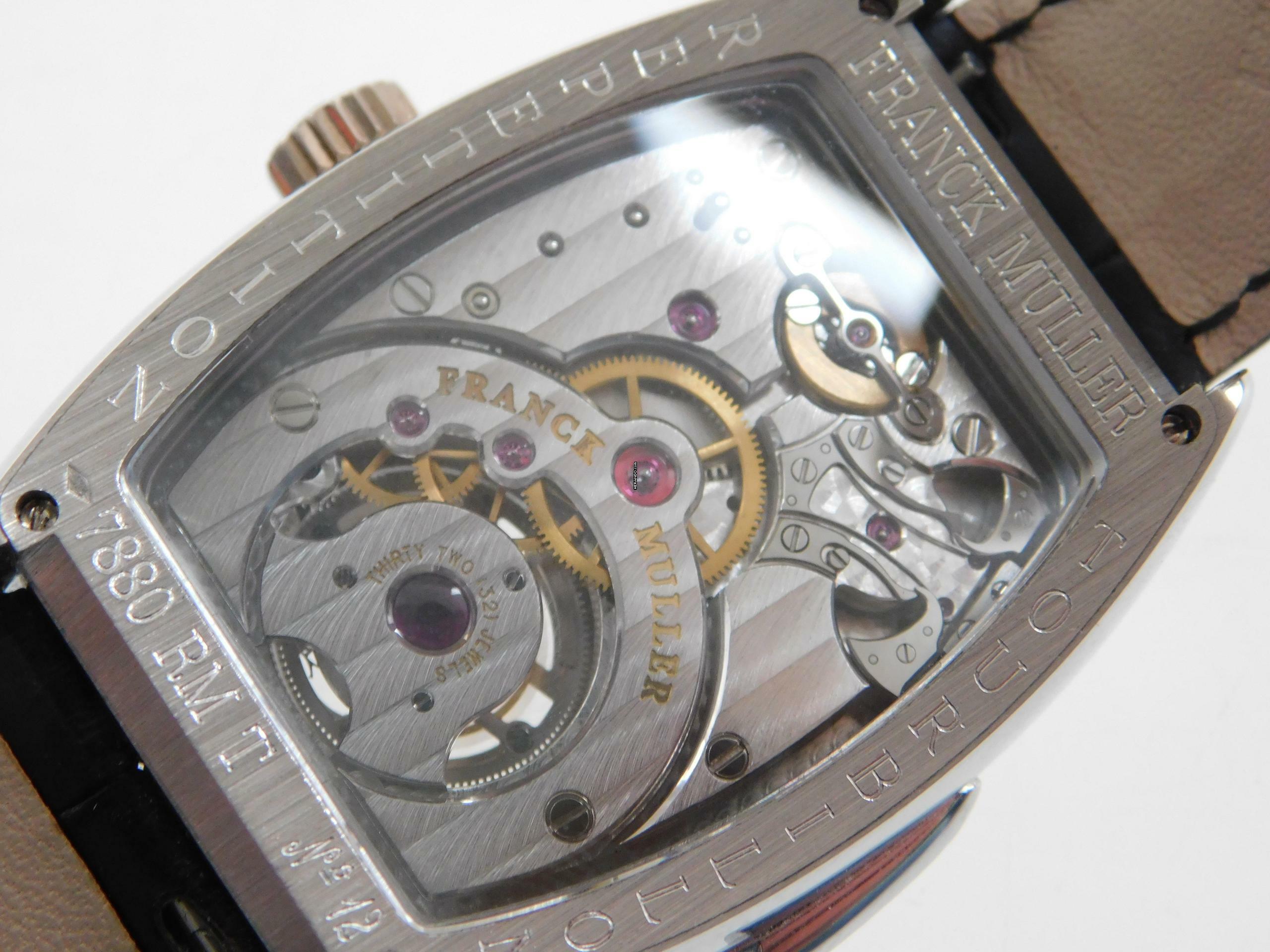 Thumbnail von Franck Muller Platinum Tourbillon Repetition Watch 36 X 50MM. 7880 RMT RARE Rarität Platinum Tourbillon Repetition Herrenuhr mit Box