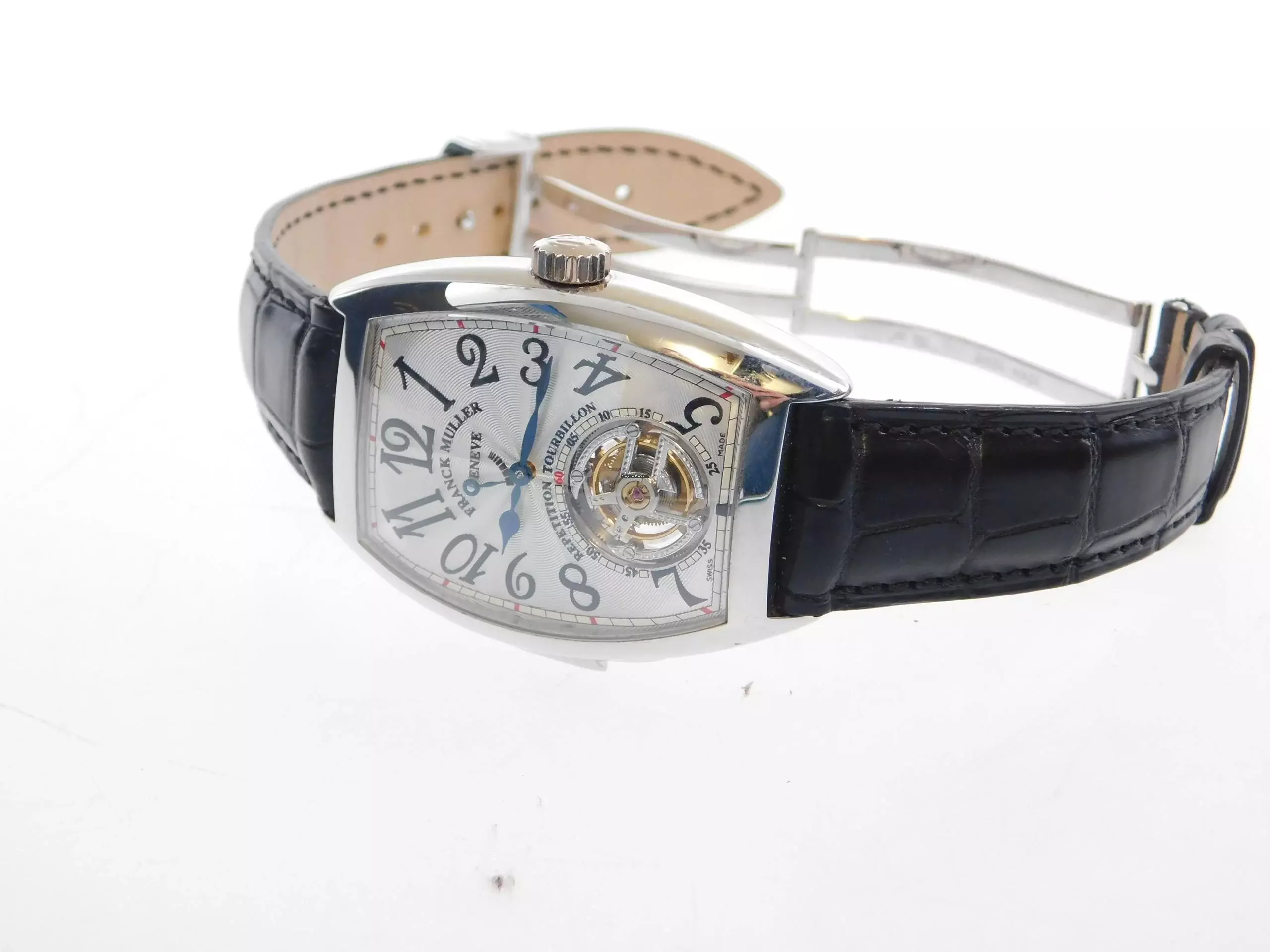 Thumbnail von Franck Muller Platinum Tourbillon Repetition Watch 36 X 50MM. 7880 RMT RARE Rarität Platinum Tourbillon Repetition Herrenuhr mit Box