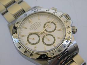 Thumbnail von Rolex Daytona 16520 Daytona Stahl im Top Zustand original Hang Tag mit Nummern. 1995 W Serie Zenith Daytona mit original Box und Zubehör