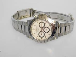 Thumbnail von Rolex Daytona 16520 Daytona Stahl im Top Zustand original Hang Tag mit Nummern. 1995 W Serie Zenith Daytona mit original Box und Zubehör