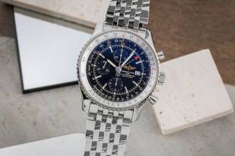Thumbnail von Breitling Navitimer World GMT Chronograph Automatik Ref. A24322 Klassiker B&P