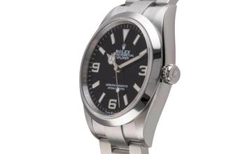 Thumbnail von Rolex Explorer Oyster Edelstahl Automatik Herrenuhr Ref. 124270 B&P 2022