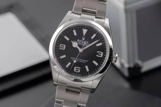 Thumbnail von Rolex Explorer Oyster Edelstahl Automatik Herrenuhr Ref. 124270 B&P 2022