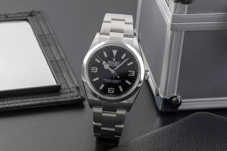 Thumbnail von Rolex Explorer Oyster Edelstahl Automatik Herrenuhr Ref. 124270 B&P 2022