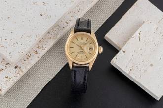 Thumbnail von Rolex Lady-Datejust Borke 18K Gold Automatik Damenuhr Oyster Ref. 6927